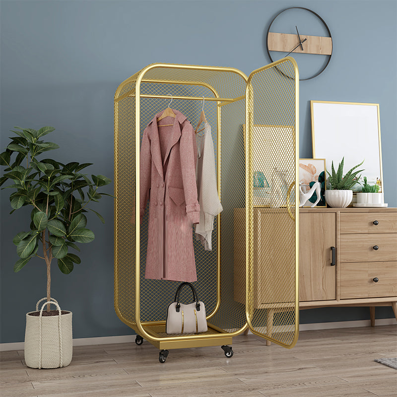 Armoire de garde-robe armoire de rangement en métal de style industriel