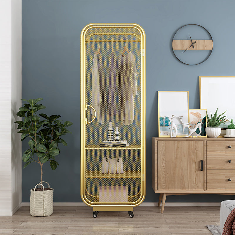 Armoire de garde-robe armoire de rangement en métal de style industriel