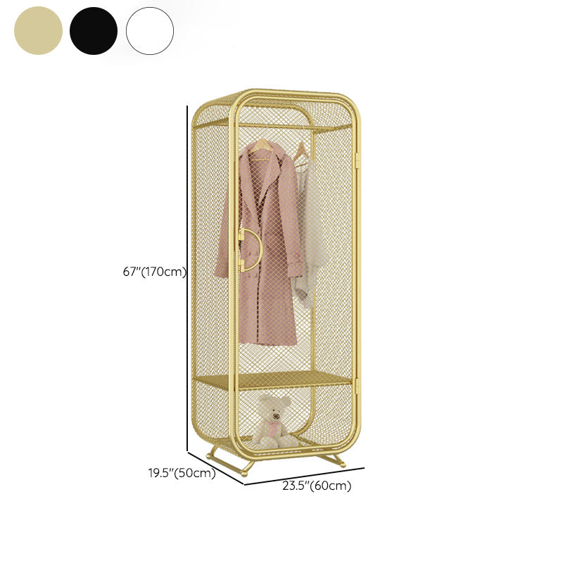 Armoire de garde-robe armoire de rangement en métal de style industriel