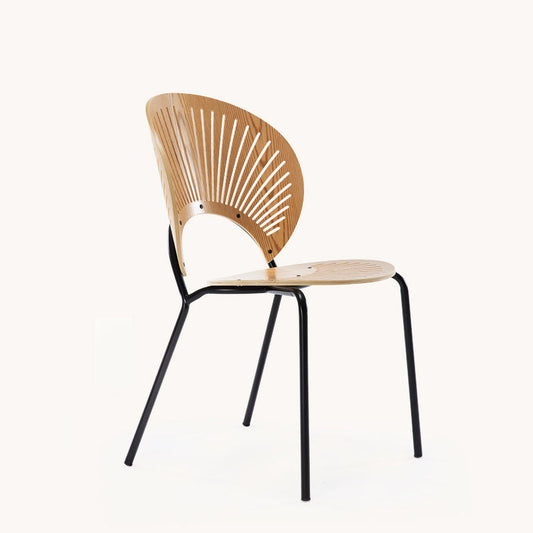 Silla de comedor de estilo moderno silla lateral de madera para el comedor