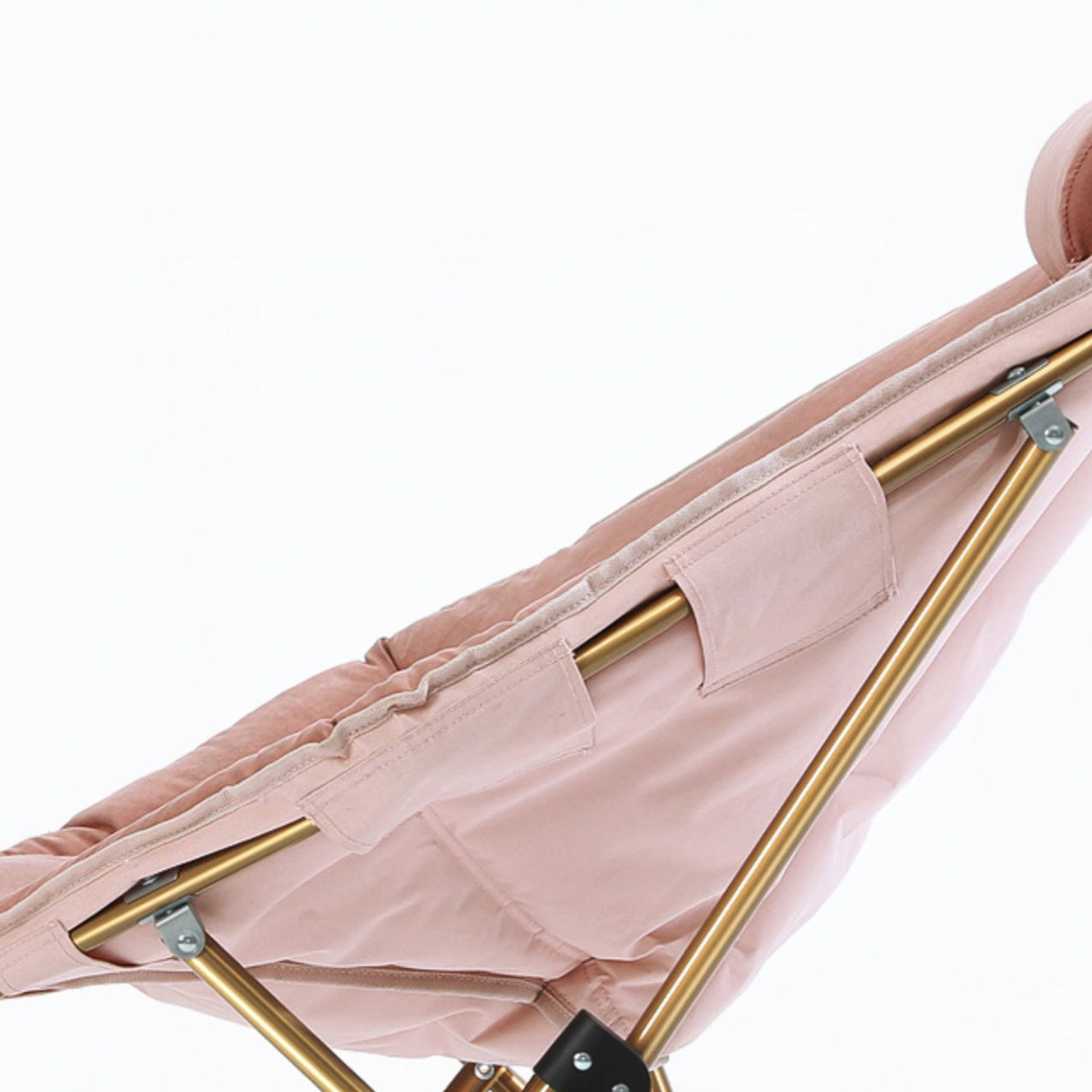 Sedia reclinabile contemporanea in pelle incollata e base in metallo