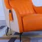 Contemporary Indoor Faux Leather Recliner Chair with Metal Legs Clearhalo 'Chairs & Seating' 'furn' 'furn_recliners' 'Furniture' 'Living Room Furniture' 'Recliners' 7616938