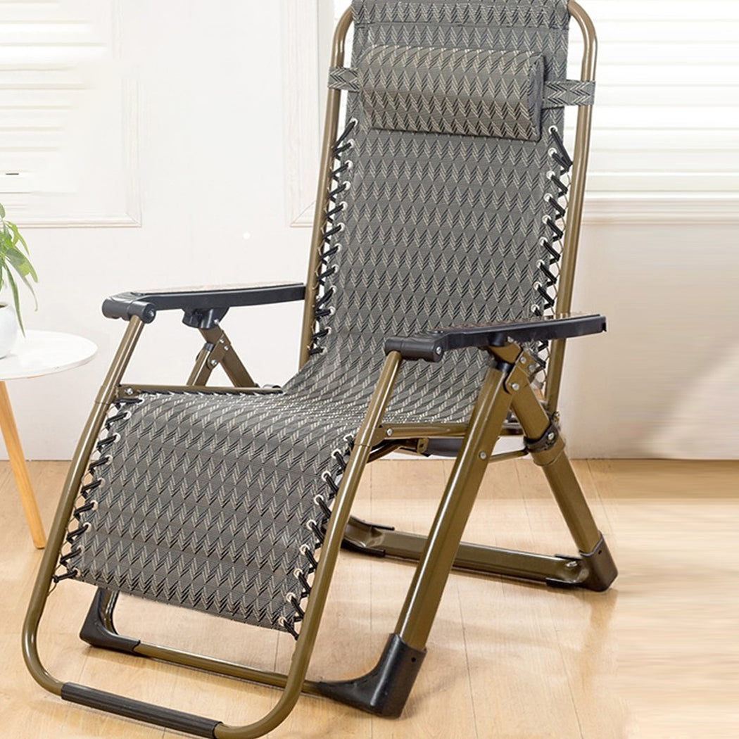 Contemporary Indoor Recliner Chair in Metal Rocker Base with Arms Clearhalo 'Chairs & Seating' 'furn' 'furn_recliners' 'Furniture' 'Living Room Furniture' 'Recliners' 7616945