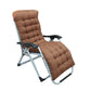 Contemporary Indoor Recliner Chair in Metal Rocker Base with Arms Brown Clearhalo 'Chairs & Seating' 'furn' 'furn_recliners' 'Furniture' 'Living Room Furniture' 'Recliners' 7616955