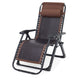 Contemporary Indoor Recliner Chair in Metal Rocker Base with Arms Tan Clearhalo 'Chairs & Seating' 'furn' 'furn_recliners' 'Furniture' 'Living Room Furniture' 'Recliners' 7616964