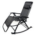 Contemporary Indoor Recliner Chair in Metal Rocker Base with Arms Matte Black Clearhalo 'Chairs & Seating' 'furn' 'furn_recliners' 'Furniture' 'Living Room Furniture' 'Recliners' 7616969