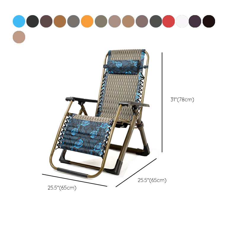 Contemporary Indoor Recliner Chair in Metal Rocker Base with Arms Clearhalo 'Chairs & Seating' 'furn' 'furn_recliners' 'Furniture' 'Living Room Furniture' 'Recliners' 7616971