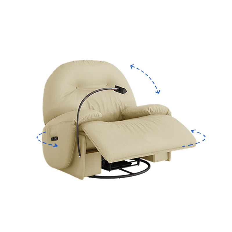 Fucile in pelle reclinabile reclinabile poltrona poltrone reclinabili con archiviazione