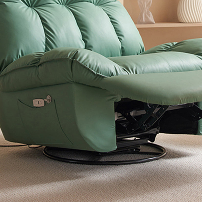 フェイクレザースタンダードリクライナー調整可能なパワープッシュボットンマッサージリクライナー