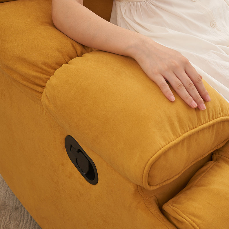 Polyester blend standaard recliner verstelbare ligstoelen met lumbale ondersteuning