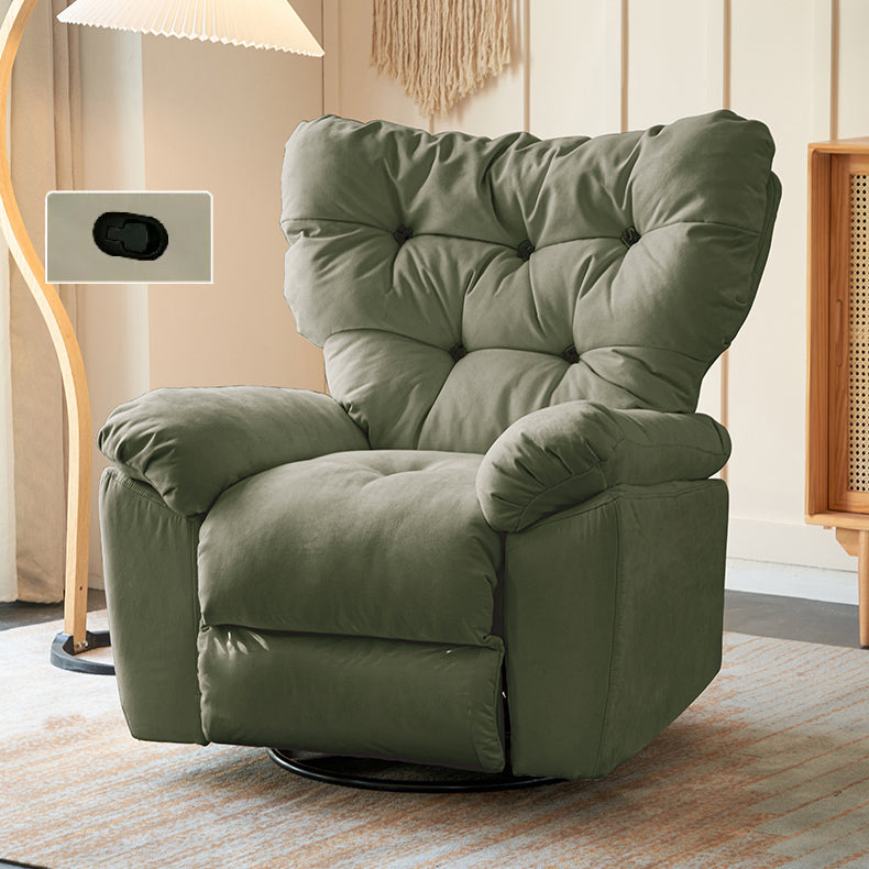 フェイクレザーウィングチェアリクライニングチェアブルバックバック付きウィングバックリクライナー