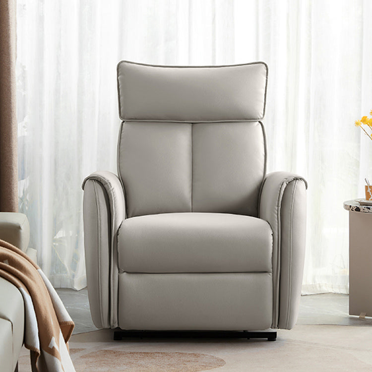 Faux lederen standaard recliner power-push botton recliner stoel met opslag