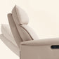 Faux Leather Standard Recliner Power-Push Botton Recliner Chair with Storage