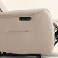 Faux Leather Standard Recliner Power-Push Botton Recliner Chair with Storage