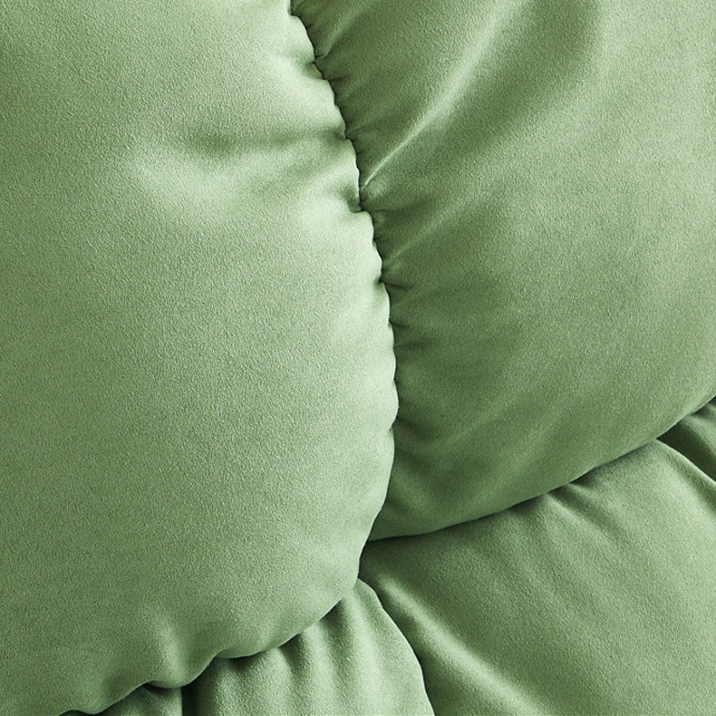 Microsuede Recliner Chair Recliner Swivel Rocker Recliner Chair Solid Color Clearhalo 'Chairs & Seating' 'furn' 'furn_recliners' 'Furniture' 'Living Room Furniture' 'Recliners' 7617190