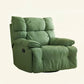 Microsuede Recliner Chair Recliner Swivel Rocker Recliner Chair Solid Color Green Standard (No Motion) Clearhalo 'Chairs & Seating' 'furn' 'furn_recliners' 'Furniture' 'Living Room Furniture' 'Recliners' 7617200
