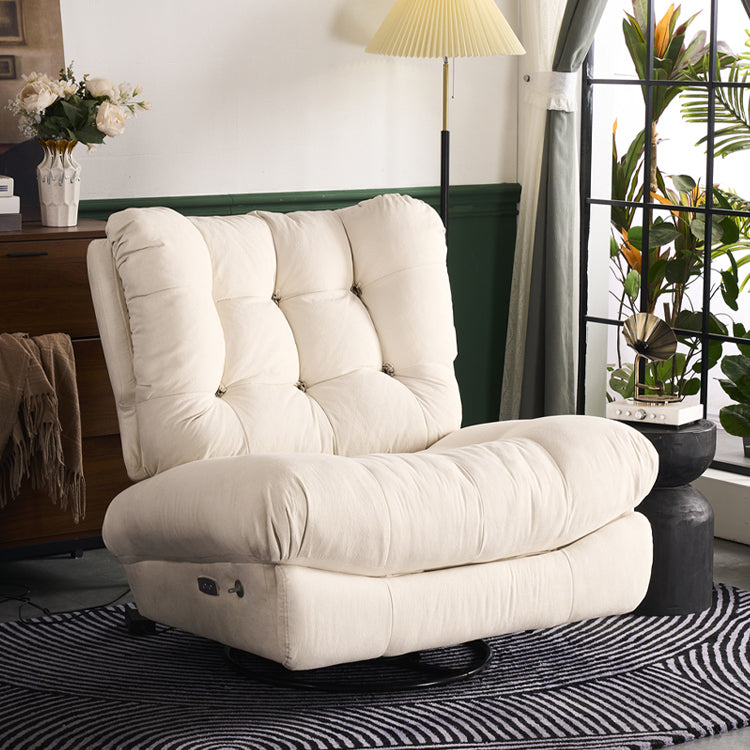 Fausse éditeur en cuir chaise inclinable pivotant rocker rocker fauteuil inclinable couleur solide