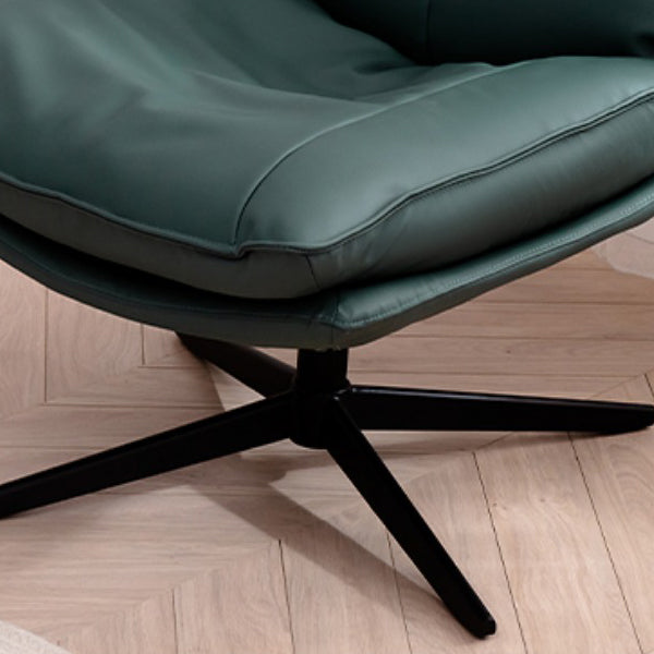 Faux Leather Standard Recliner Swivel Base Recliner Chair Solid Color Clearhalo 'Chairs & Seating' 'furn' 'furn_recliners' 'Furniture' 'Living Room Furniture' 'Recliners' 7617232