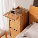 16" Wide Contemporary Vanity Table Solid Wood Make-up Vanity with Drawer Clearhalo 'Bedroom Furniture' 'furn' 'furn_makeup_vanities' 'Furniture' 'Makeup Vanities' 'makeup_vanities' 7617353