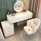 Solid Wood Makeup Counter Adjustable Mirror Vanity Dressing Table with Drawer