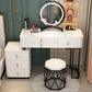 Solid Wood Makeup Counter Adjustable Mirror Vanity Dressing Table with Drawer