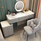 Solid Wood Makeup Counter Adjustable Mirror Vanity Dressing Table with Drawer