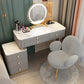 Solid Wood Makeup Counter Adjustable Mirror Vanity Dressing Table with Drawer