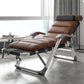 Standard Recliner Foldable Recliner Chair with Silver Metal Base