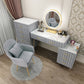 Slate Vanity Desk Removable Vanity Makeup Vanity Set for Bedroom Clearhalo 'Bedroom Furniture' 'furn' 'furn_makeup_vanities' 'Furniture' 'Makeup Vanities' 'makeup_vanities' 7617749