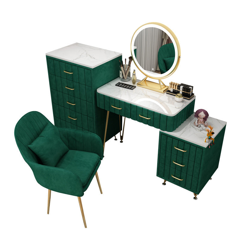 Slate Vanity Desk Removable Vanity Makeup Vanity Set for Bedroom Clearhalo 'Bedroom Furniture' 'furn' 'furn_makeup_vanities' 'Furniture' 'Makeup Vanities' 'makeup_vanities' 7617755
