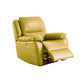 Grain Leather Recliner Modern Style Plug-In Position Lock Recliner Chair
