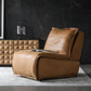Vaste kleur recliner stoel metaal fram swivel rocker recliner zonder armen