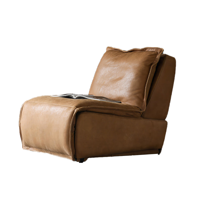 ソリッドカラーリクライニングチェアメタルフラムスイベルロッカーリクライニングチェアルアームなし