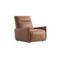 Solid Color Recliner Chair Metal Fram Swivel Rocker Standard Recliner Brown Clearhalo 'Chairs & Seating' 'furn' 'furn_recliners' 'Furniture' 'Living Room Furniture' 'Recliners' 7617925