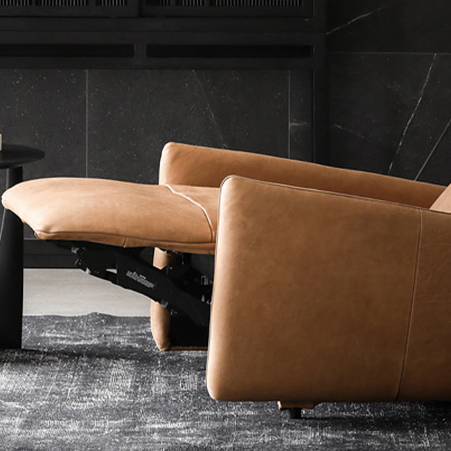 Solid Color Recliner Chair Metal Fram Swivel Rocker Standard Recliner Clearhalo 'Chairs & Seating' 'furn' 'furn_recliners' 'Furniture' 'Living Room Furniture' 'Recliners' 7617928