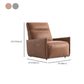Solid Color Recliner Chair Metal Fram Swivel Rocker Standard Recliner Clearhalo 'Chairs & Seating' 'furn' 'furn_recliners' 'Furniture' 'Living Room Furniture' 'Recliners' 7617931
