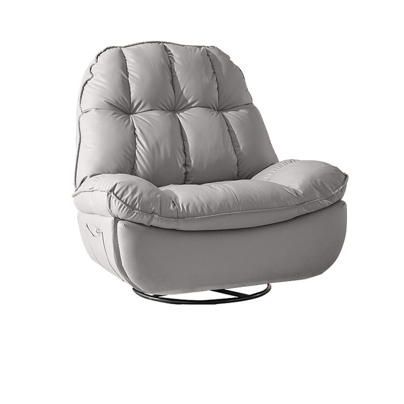 Metalen frame standaard recliner vaste kleur recliner stoel met opslag