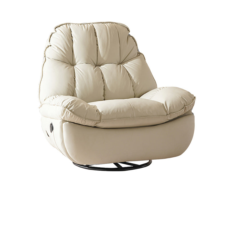 Metalen frame standaard recliner vaste kleur recliner stoel met opslag