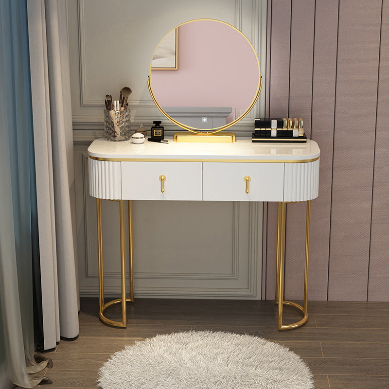 Wooden Vanity Desk Storage Box Vanity Makeup Vanity Set for Bedroom