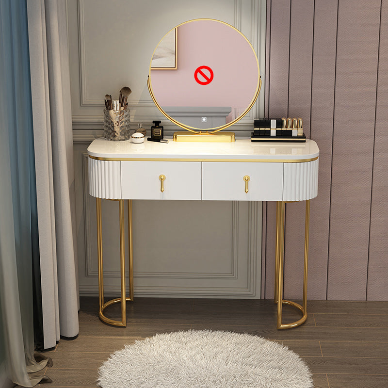 Wooden Vanity Desk Storage Box Vanity Makeup Vanity Set for Bedroom