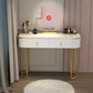 Wooden Vanity Desk Storage Box Vanity Makeup Vanity Set for Bedroom