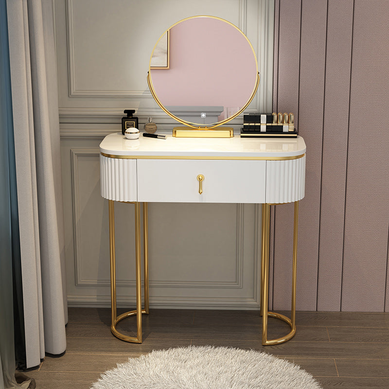 Wooden Vanity Desk Storage Box Vanity Makeup Vanity Set for Bedroom