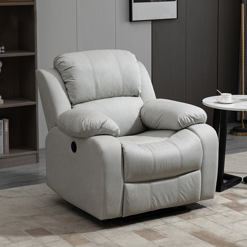 Sedia a reclinabile in pelle solida da 36,61 ".