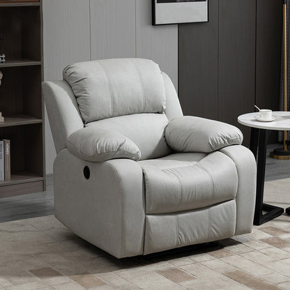 Sedia a reclinabile in pelle solida da 36,61 ".