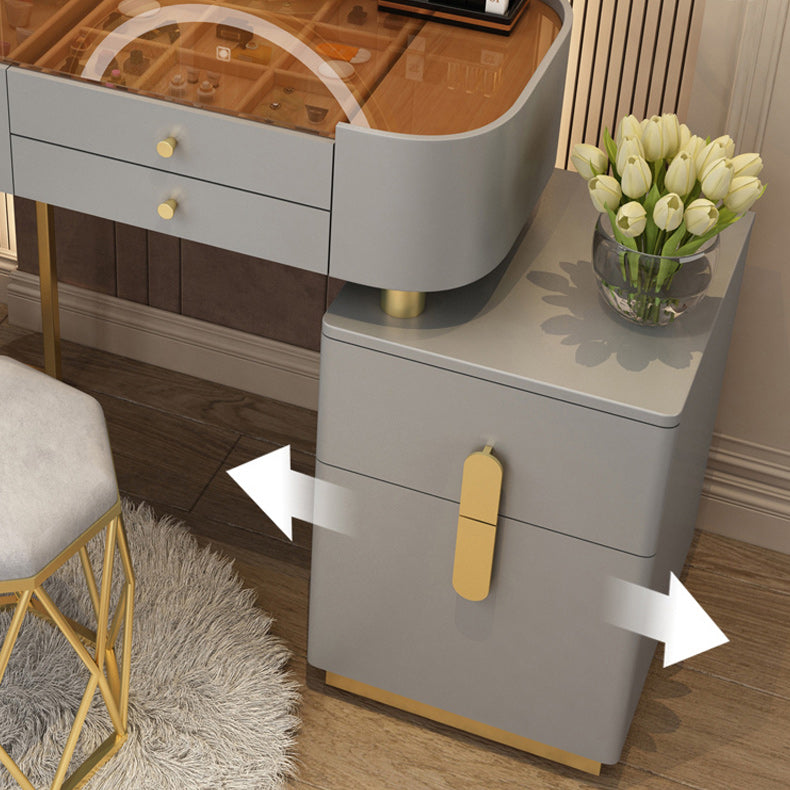 Glam Glam Vanity Driping da letto per camera da letto Scrivania con campeggio con cassetto