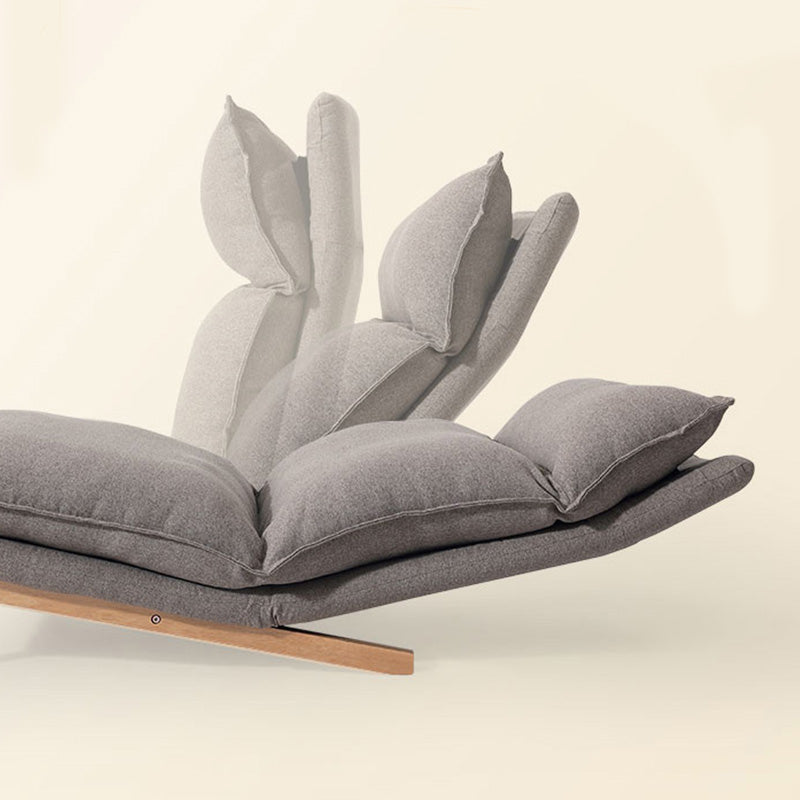 Linen Standard Recliner Solid Wood Recliner Chair for Living Room Clearhalo 'Chairs & Seating' 'furn' 'furn_recliners' 'Furniture' 'Living Room Furniture' 'Recliners' 7618154