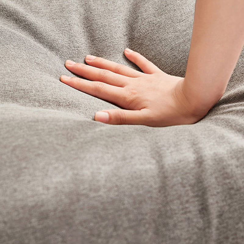 Linen Standard Recliner Solid Wood Recliner Chair for Living Room Clearhalo 'Chairs & Seating' 'furn' 'furn_recliners' 'Furniture' 'Living Room Furniture' 'Recliners' 7618156