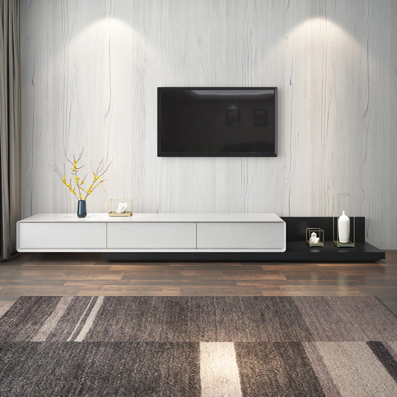 Wooden TV Stand Console Scandinavian Media Console with 3 Drawers Clearhalo 'furn' 'furn_tv_stands_entertainment_centers' 'Furniture' 'Living Room Furniture' 'TV Stands & Entertainment Centers' 'TV Stands & Media Storage Furniture' 'tv_stands_entertainment_centers' 7618181