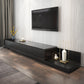 Wooden TV Stand Console Scandinavian Media Console with 3 Drawers 59"L x 16.5"W x 11"H Black Fillet Clearhalo 'furn' 'furn_tv_stands_entertainment_centers' 'Furniture' 'Living Room Furniture' 'TV Stands & Entertainment Centers' 'TV Stands & Media Storage Furniture' 'tv_stands_entertainment_centers' 7618210