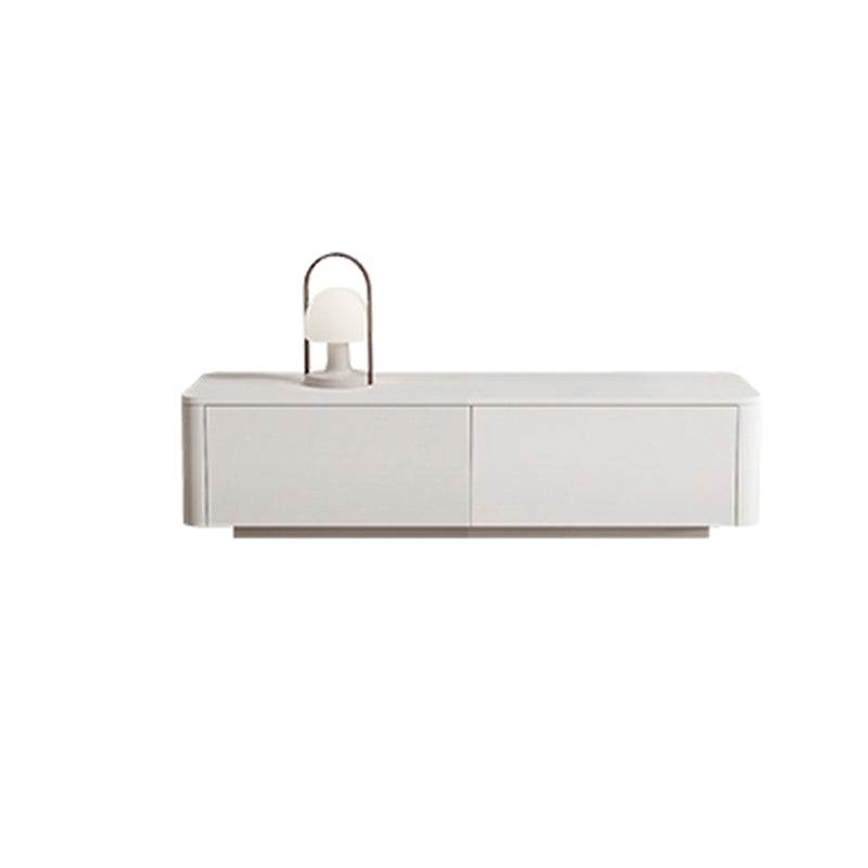 Consola de soporte de televisión de madera Consola de medios contemporánea para sala de estar